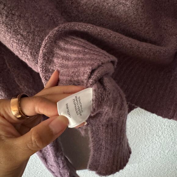 Love Ellie Sweater Womens Small Mock Neck Fall Winter Muted Soft - Picture 5 of 6